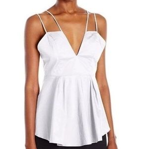 Kendall and Kylie Jenner Peplum White Top